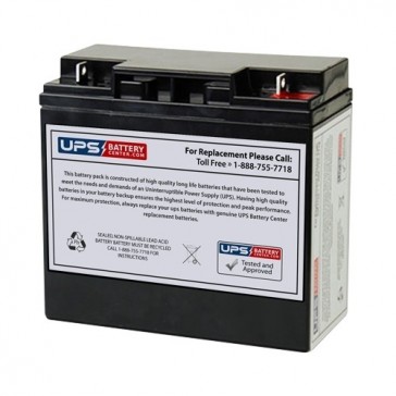 Zeus PC18-12NB 12V 18Ah F3 Replacement Battery