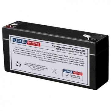 Zeus PC3.4-6F1 6V 3.4Ah F1 Replacement Battery