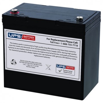 Zeus PC55-12NB 12V 55Ah F11 Replacement Battery